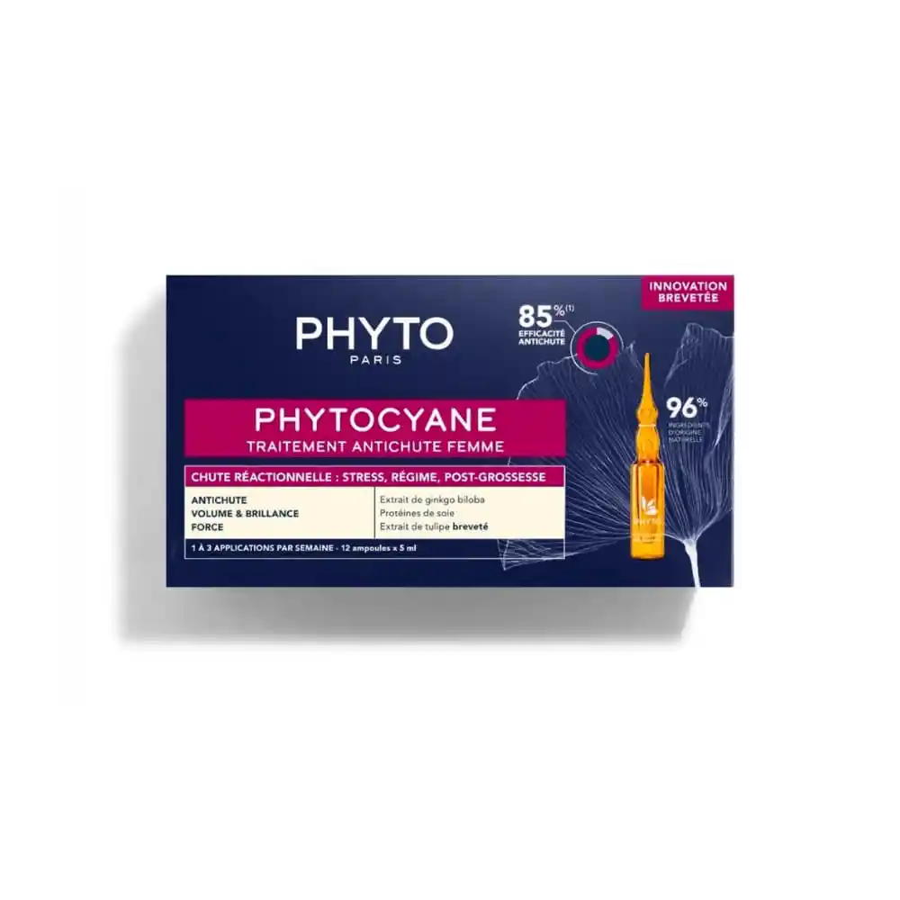 Phyto Tratamiento Anticaida Reactivo Phytocyane Mujer