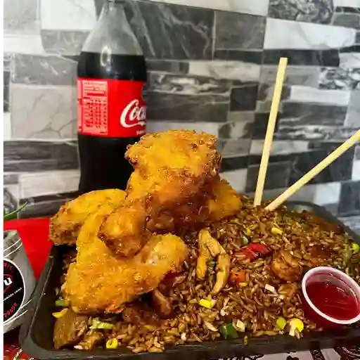 Arroz especial familiar +4 presas+1.5 lt