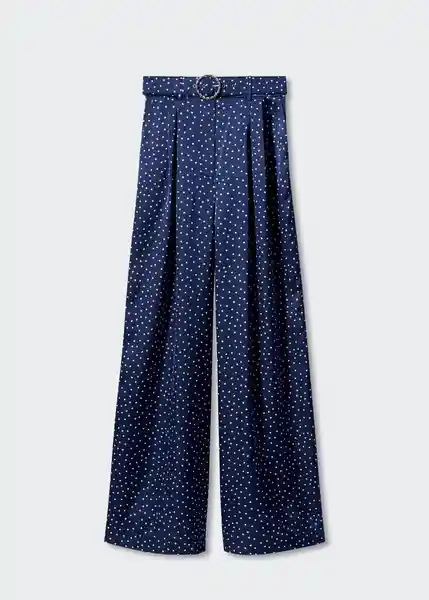 Pantalón Adela Azul Talla 44 Mujer Mango