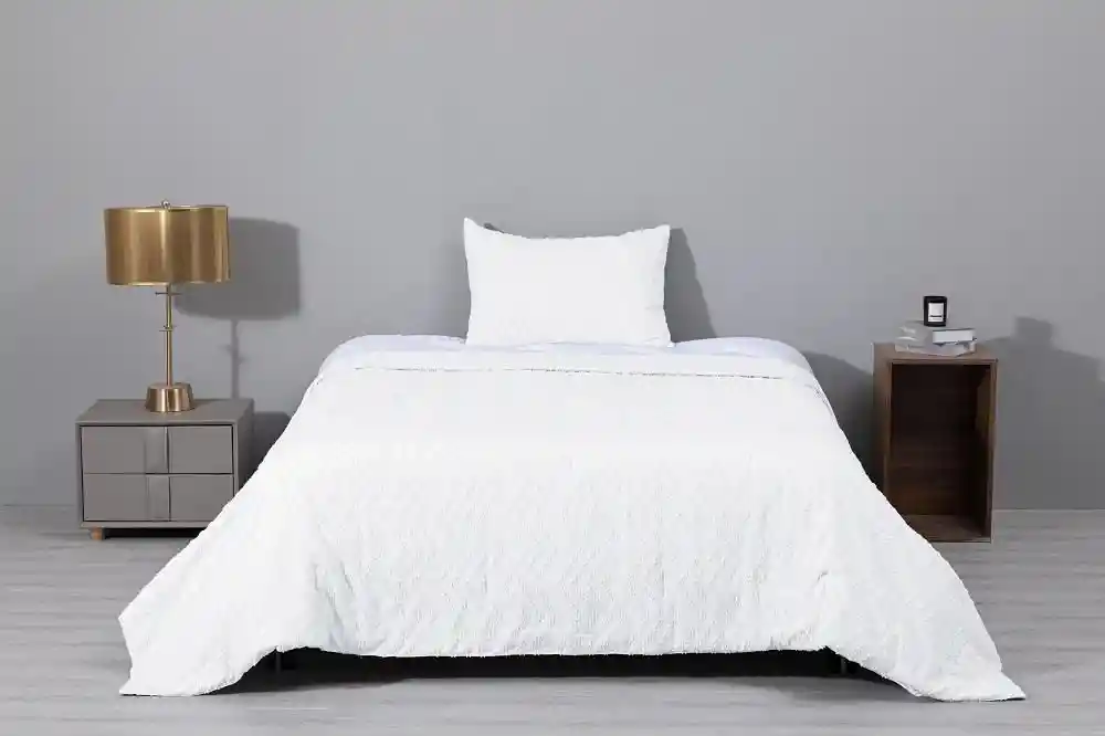 Cover Duvet Sencillo + Funda Sencillo-blanco