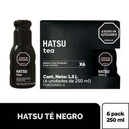 Hatsu té Negro Vidrio