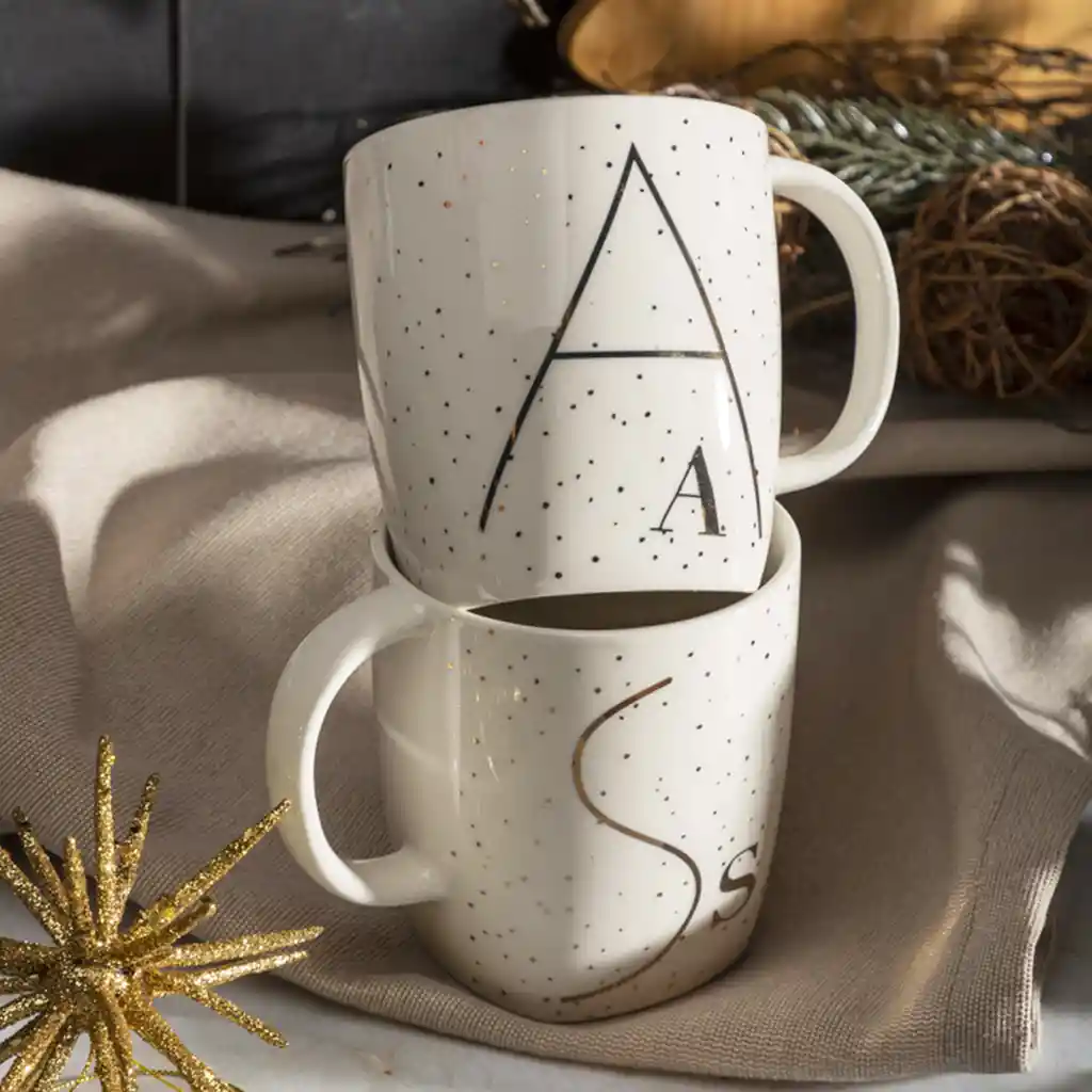 Mug Punto Dorado S Ambiente Gourmet