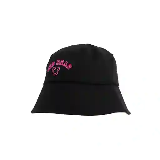 Sombrero de Cubo Qee Bear Negro Miniso