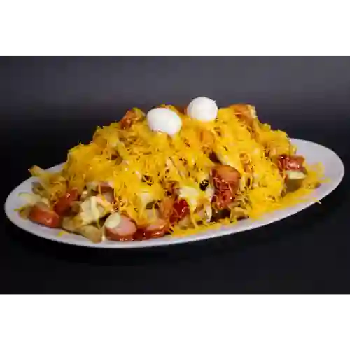 Salchipapa Clásico 2 Personas.