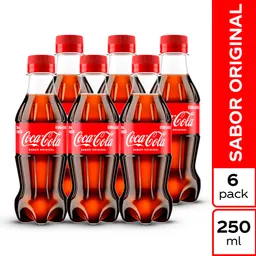 Gaseosa Coca-Cola Original 250ML x 6 Unds