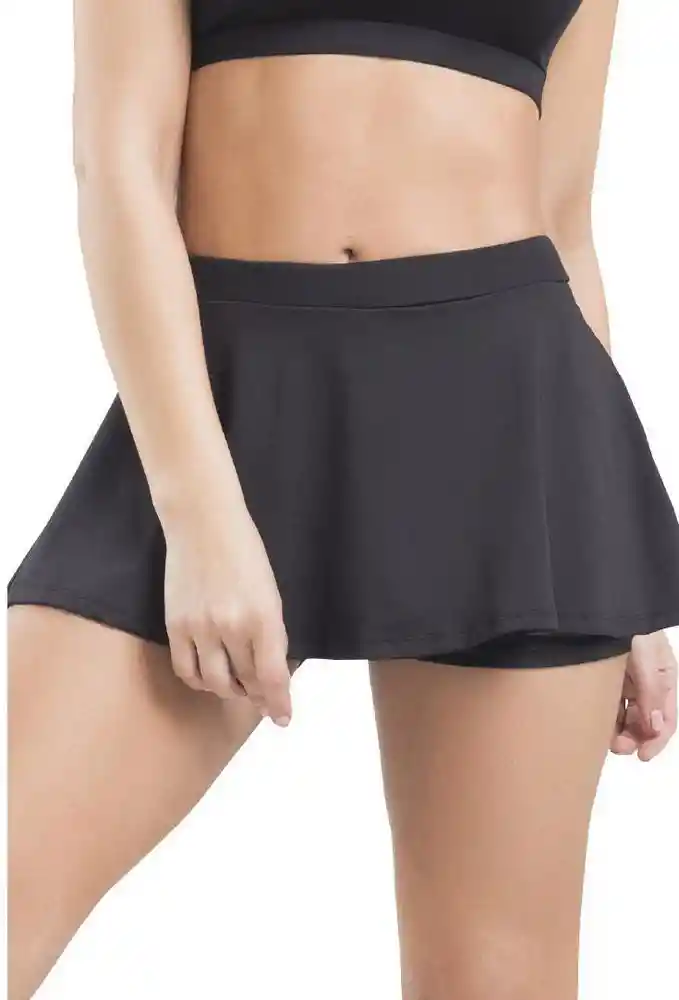 Falda Short Negro Talla M 10007769