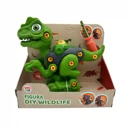 Play And Joy Figura Velociraptor Diy Wildlife