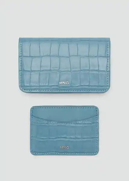 Billetera P Cuenca Azul Noche Talla 99 Mujer Mango