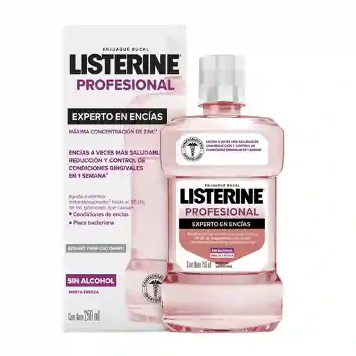 Enjuague Bucal Listerine Profesional
