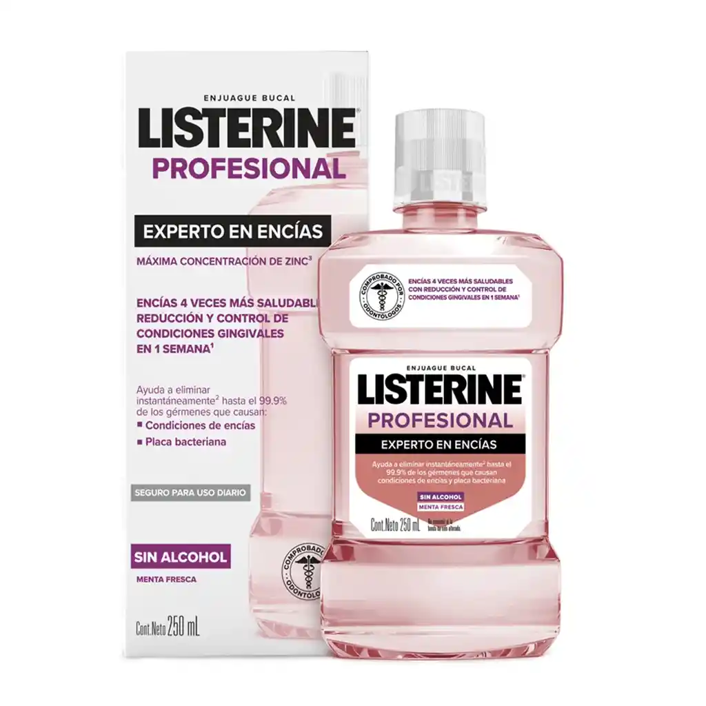 Enjuague Bucal Listerine Profesional