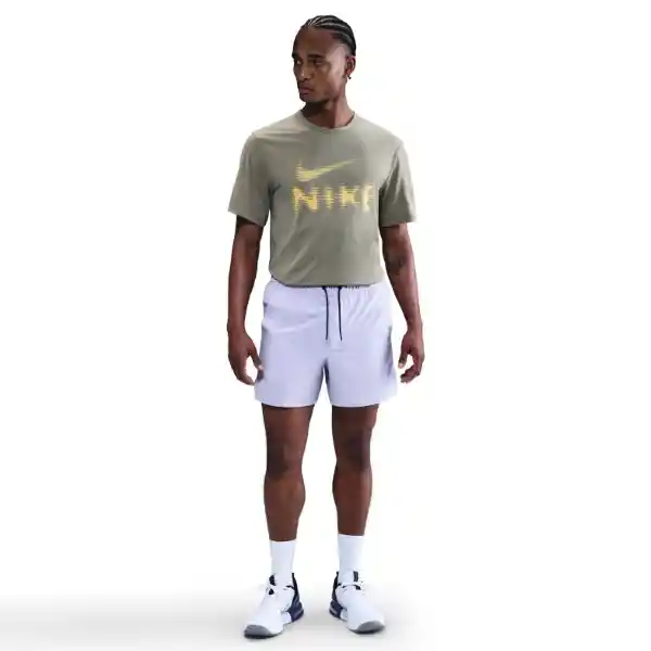 Nike Camiseta M Df Uv Hyverse Gfx Manga Corta Hombre Verde T. L