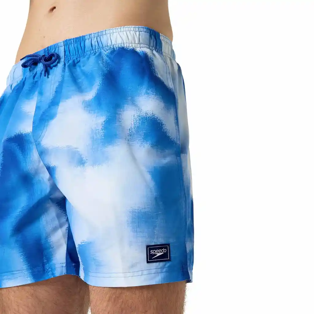 Pantaloneta Digital Printed Leisure 16 Pulgadas Hombre Azul-m