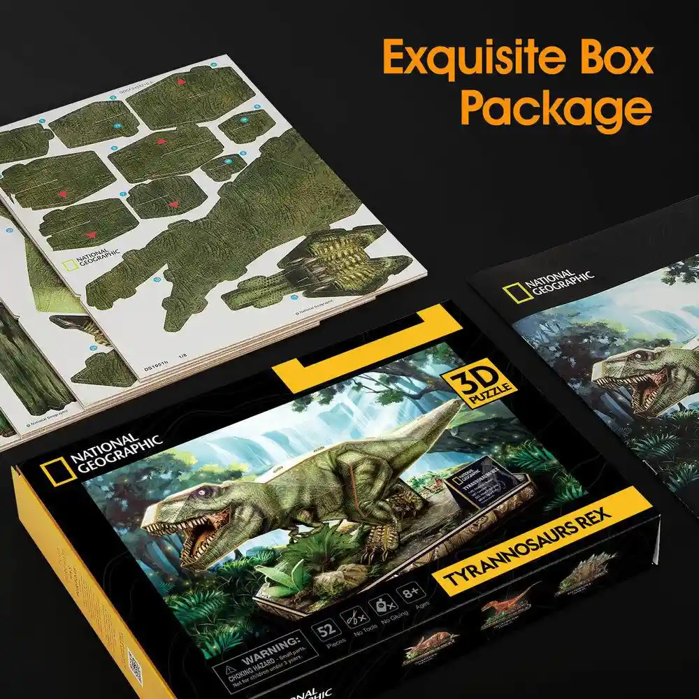 Zuru Inc Rompecabeza Rex Nat Geo e 3D
