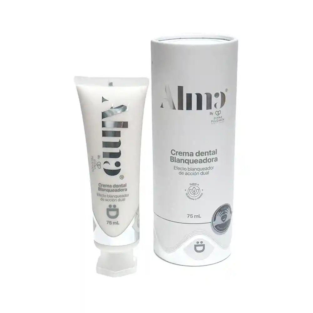 Crema Dental Alma Blanqueadora By Diana Pulgarin Tubo