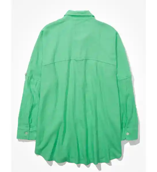 Camisa Mujer Verde Talla SMALL American Eagle