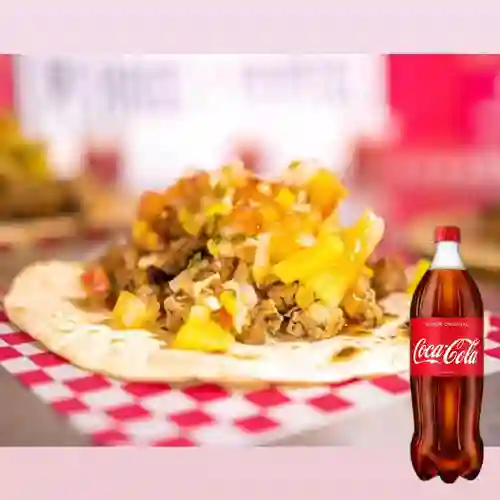Combo 6 Tacos Al Pastor + CocaCola Orig 1.25l