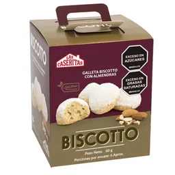 Galleta Biscotto Con Almendras Las Caseritas Galleta Con Almendras (60 Gr)