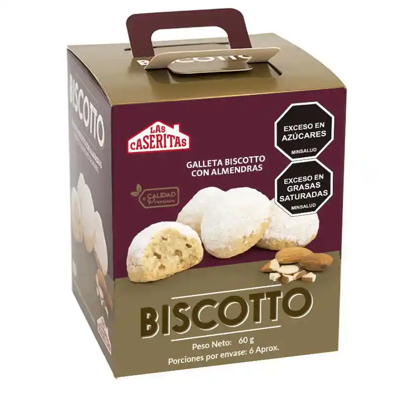Galleta Biscotto Con Almendras Las Caseritas Galleta Con Almendras (60 Gr)