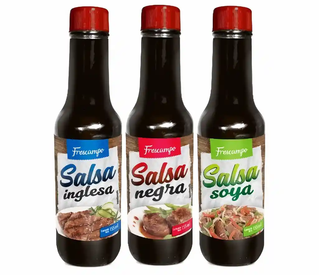 Frescampo Salsa Inglesa + Soya + Negra