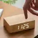 Inkanta Flip Click Clock Madera Clara