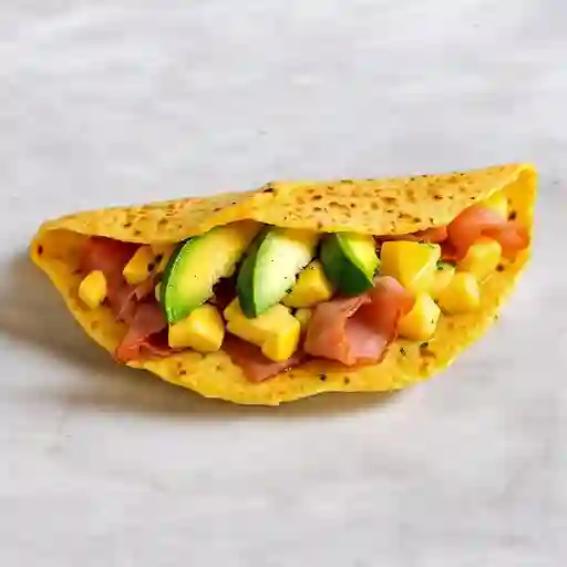 Cachapa con Jamón y Aguacate