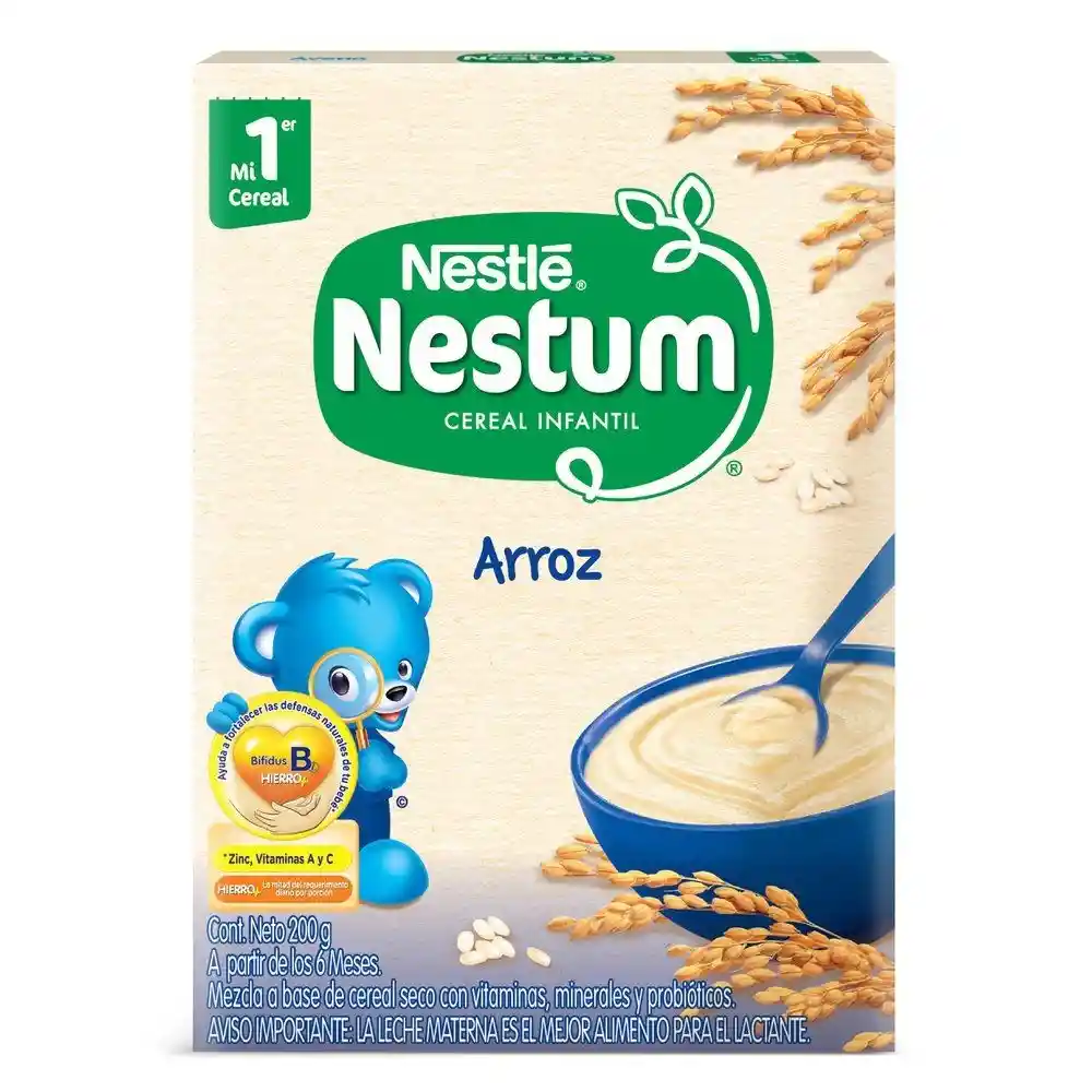 Nestum Cereal Infantil a Base de Arroz