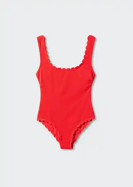 Traje del Bañador Sunny Rojo Talla XS Mujer Mango