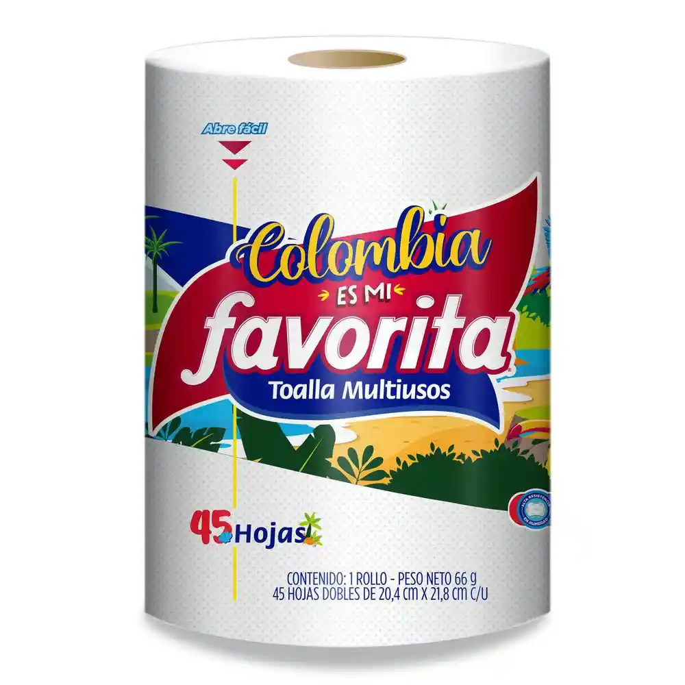 Toalla Favorita Multiusos Cm (1 Und)