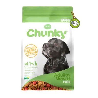 Chuncky Perro Adulto Mayor Pollo 12Kg
