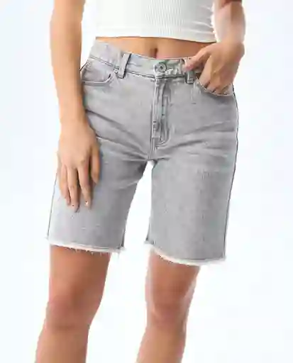 Short Mujer Gris Talla 12 351G002_GRI184005 Americanino