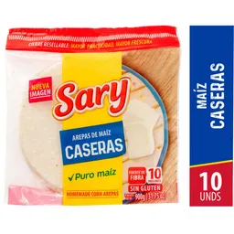 Sary Arepas de Maíz Caseras sin Gluten