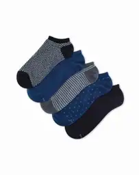 Medias Tobilleras Casual Masculino Cleveland X5