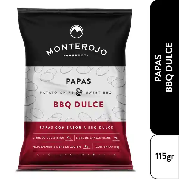 Monte Rojo Papas Bbq Dulce