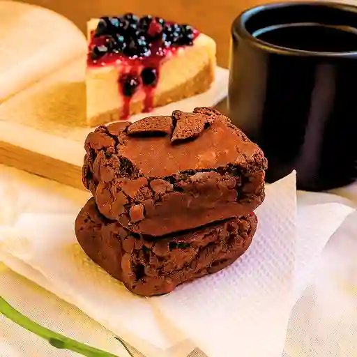 Porcion de brownie pequeño