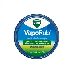 Vick Vaporub Descongestionante en Ungüento Tópico