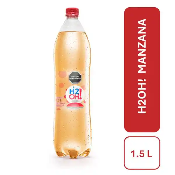 H2O Gaseosa Sabor Manzana