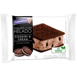 Colombina Galleta con Helado Sabor a Cookies y Cream