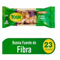 Tosh Barra Avena y Pasas