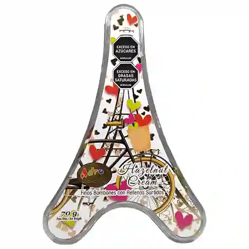 Estuche Torre Eiffel Chocolate Adro Chcolatier