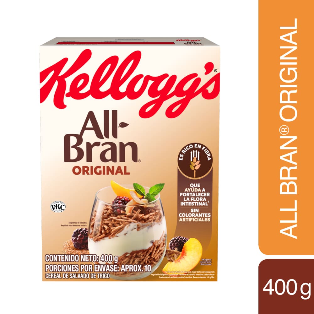 Cereal Kelloggs All Bran Original 400g