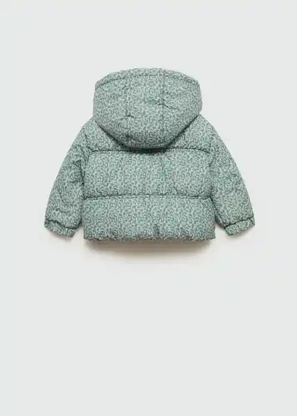 Abrigo Anorak Elisa Verde Pastel Talla 66 Niñas Mango