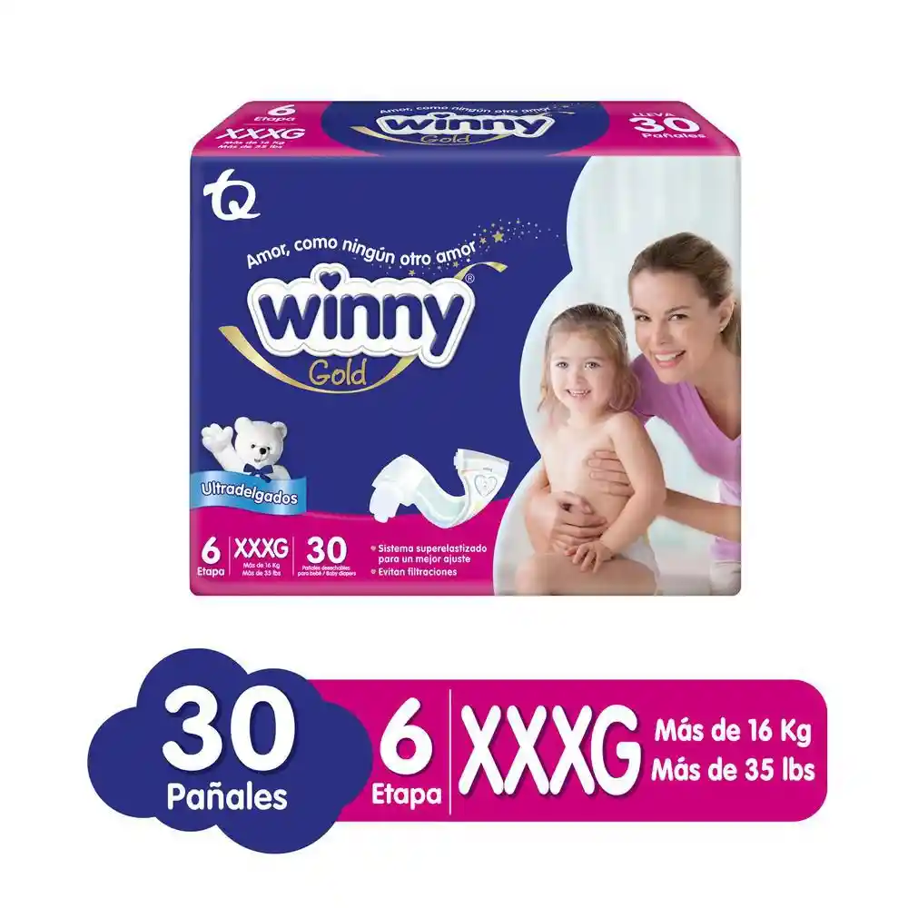 Pañal Winny Pa?al (30 Und)