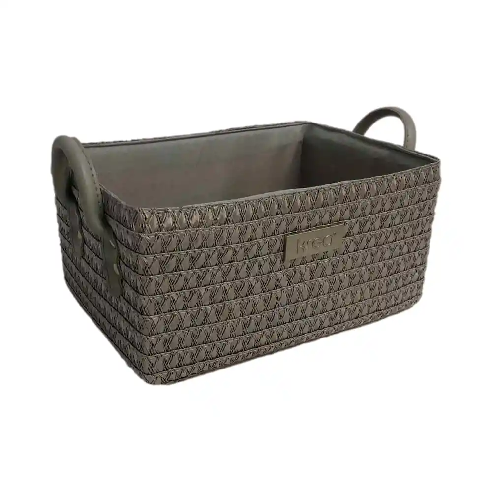 Canasto Manijas Fibra Tonos