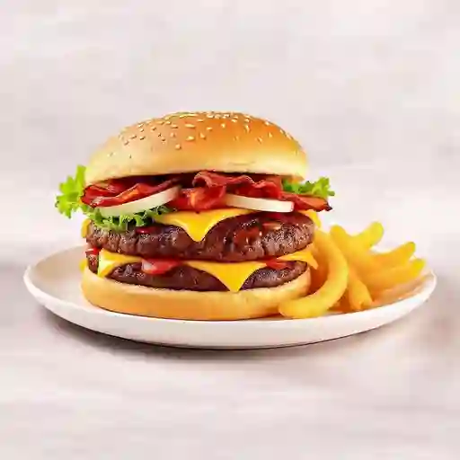 Hamburguesa doble carne
