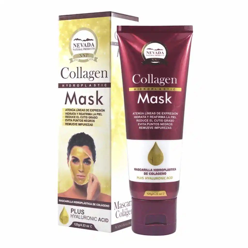 Nevada Mascarilla Facial Hidroplástica Colágeno 120 g