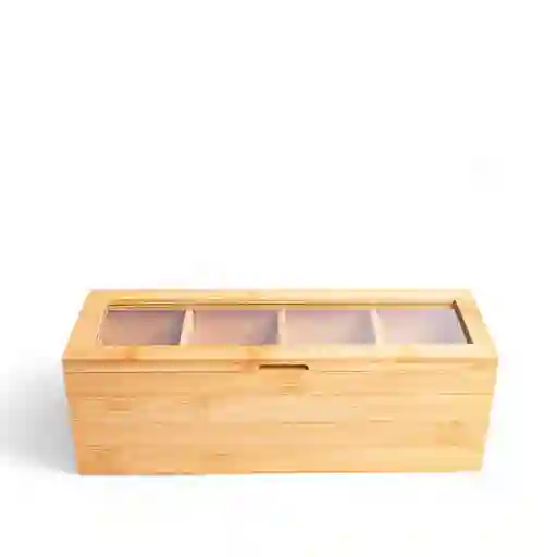 Caja Para el té en Bambú 26 cm Ambiente Gourmet