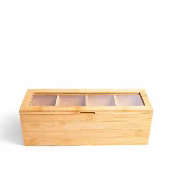Caja Para el té en Bambú 26 cm Ambiente Gourmet