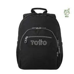 Morral Unisex Gommas Escolar Negro