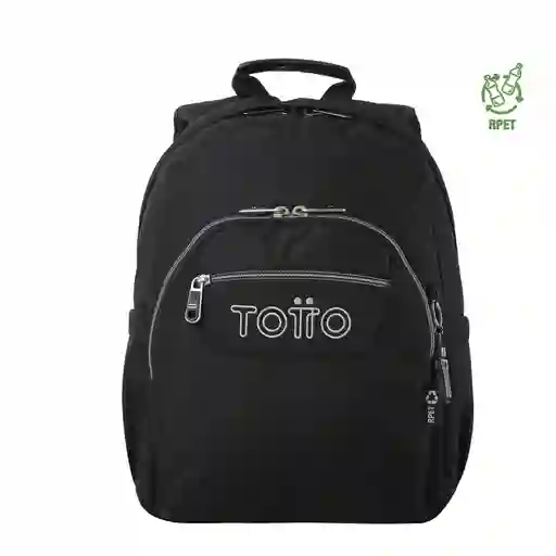 Morral Unisex Gommas Escolar Negro