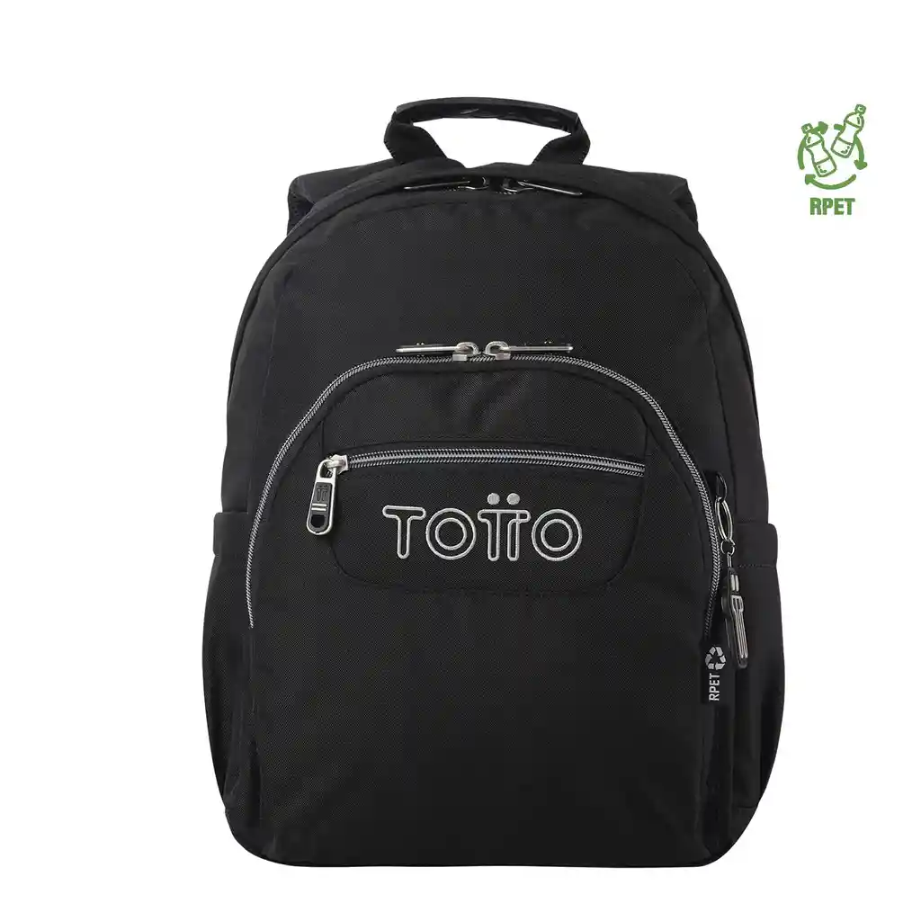Morral Unisex Gommas Escolar Negro